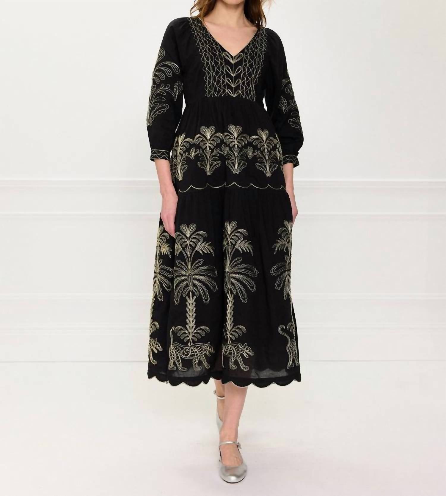 Pink City Prints - Laura Midi Dress