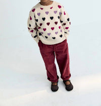 The New Society Cora Sweater in white - kids' sweater