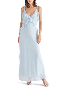 STEVE MADDEN Adalina Dress in sky blue - women's dress - detail view