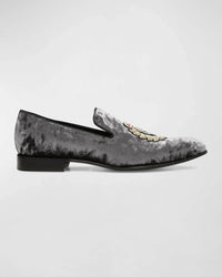 Donald Pliner - Men's Spencer Velvet Rhinestone Driver