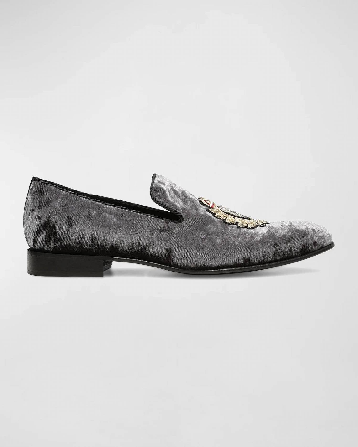 Donald Pliner - Men's Spencer Velvet Rhinestone Driver