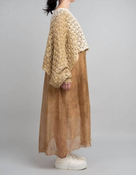 Sanctamuerte - Maglia Mesh Cropped Sweater