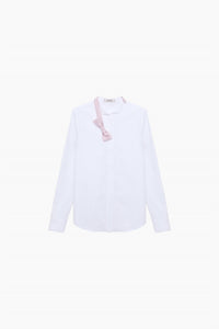 DOROTHEE SCHUMACHER Pure Power Shirt in white lilac - women's shirt - alternate view