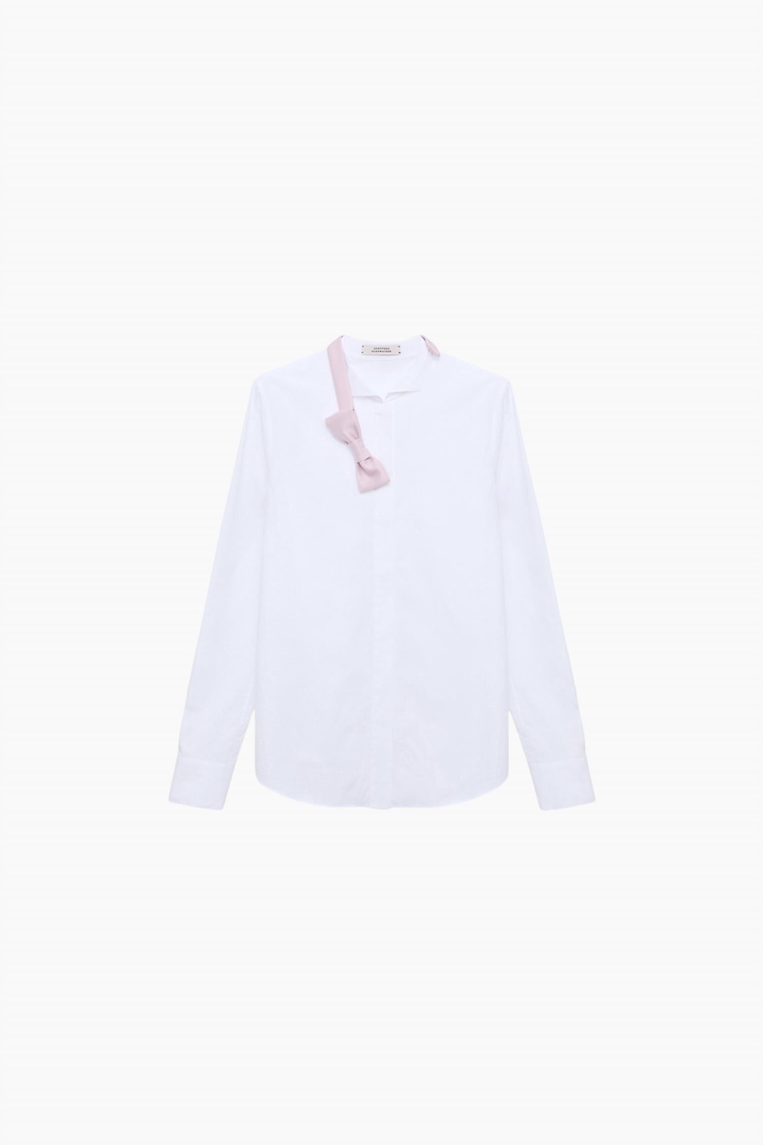 DOROTHEE SCHUMACHER Pure Power Shirt in white lilac - women's shirt - alternate view