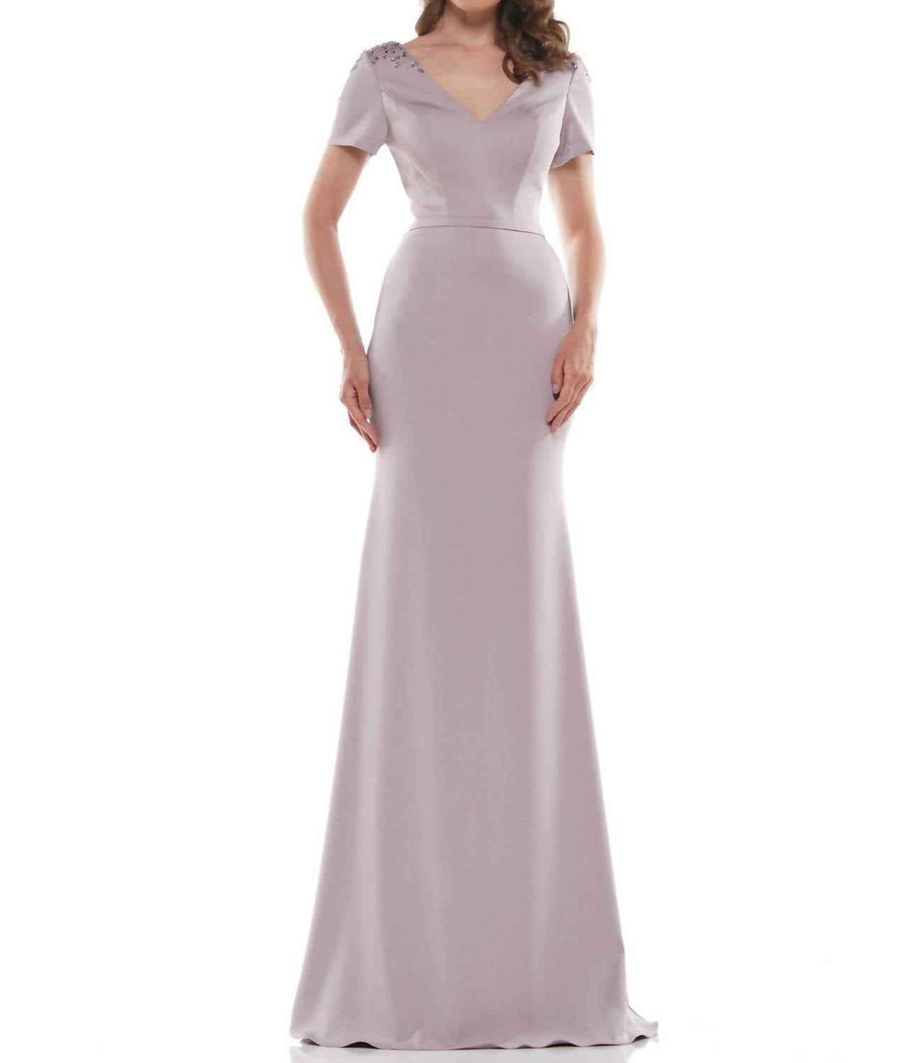 Colors Dress - Cap Sleeve Gown