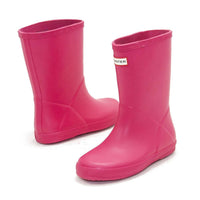 HUNTER Girls First Classic Rain Boots in bright pink - kids' shoe - view 5