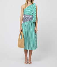 French Connection - Alexis Cotton One Shoulder Dress