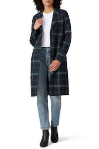 Harris Wharf - Tartan Wool Overcoat