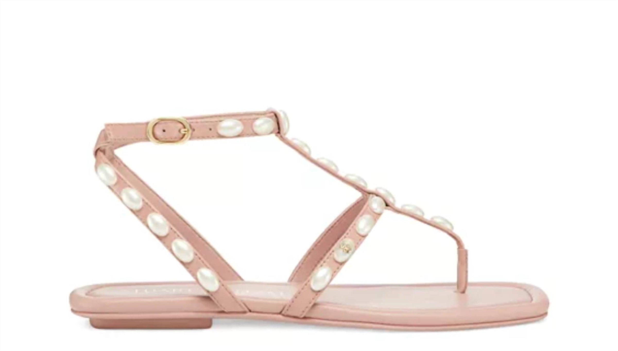 Stuart Weitzman - Women's Pearlita Embellished High Heel Slide Sandals