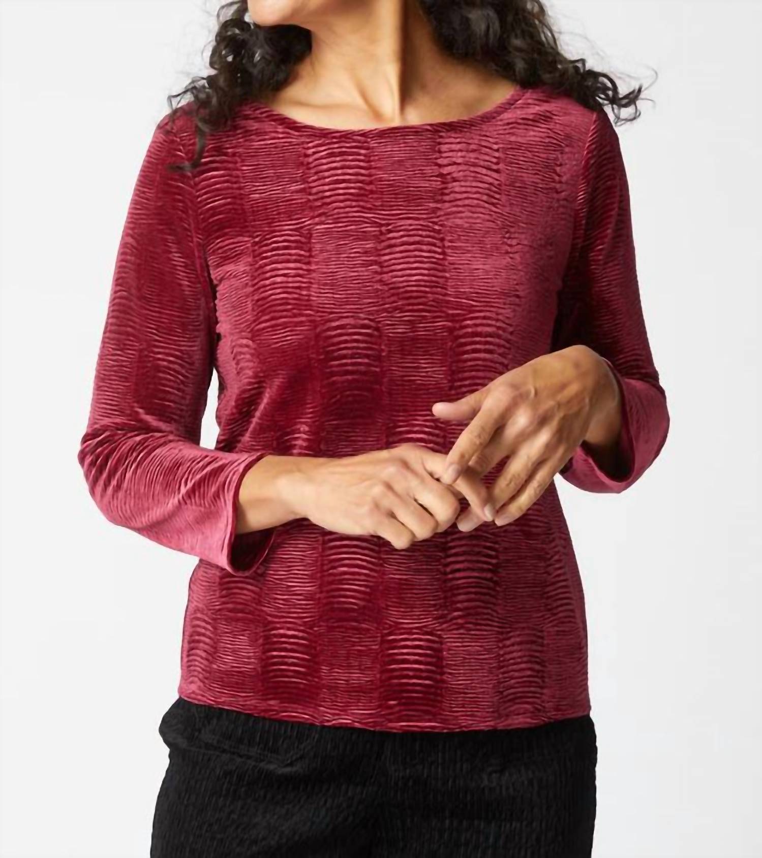 Habitat - Crinkle Velvet on the Town Top