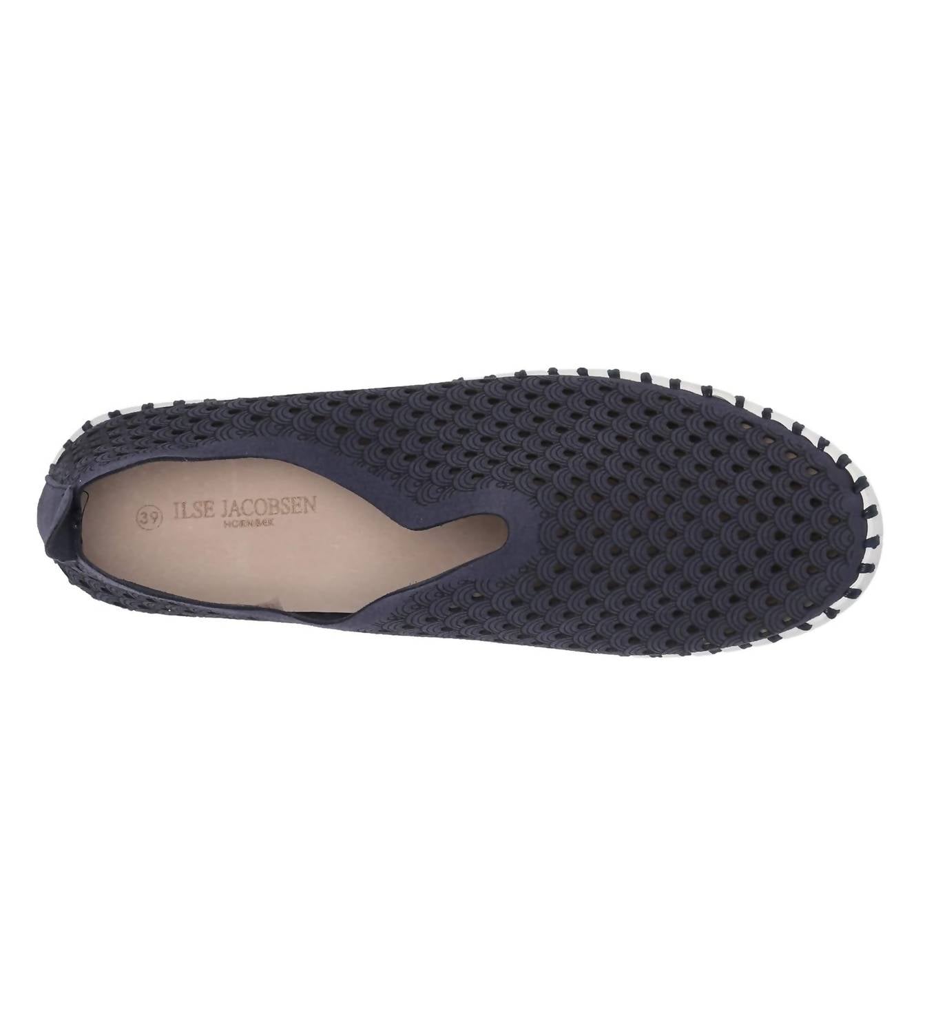 Ilse Jacobsen Women's Tulip 139 Shoes in navy - women's flats - alternate view