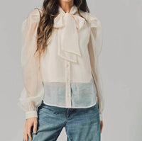The Shirt - Long Sleeve French Bow Shirt