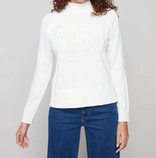 Charlie B - Alpine Ski Mock Neck Sweater