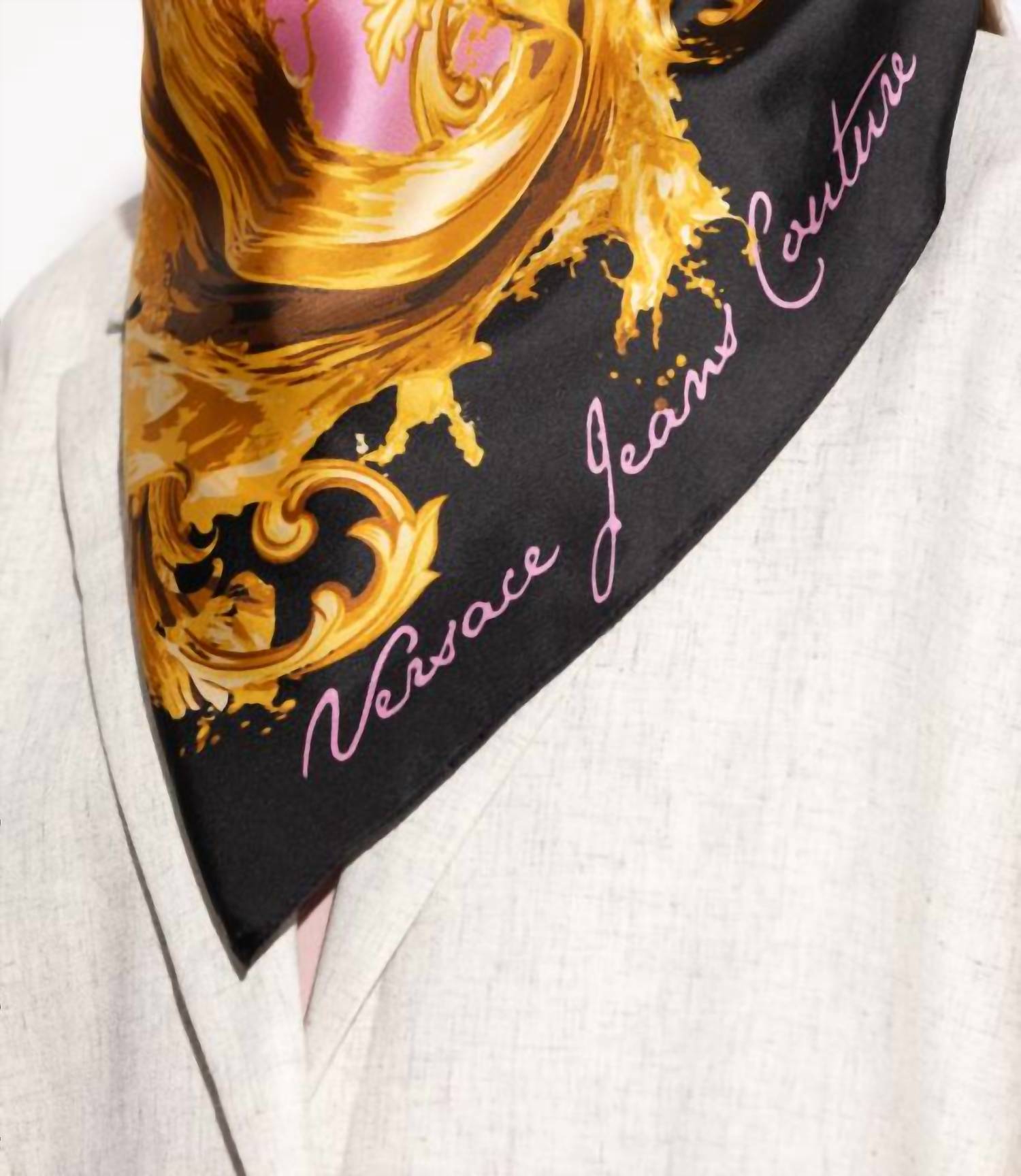 Versace - Women's Baroque-inspired Silk Scarf
