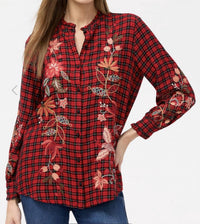 Johnny Was - penellope ruffle collar blouse