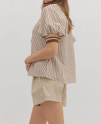 Entro - Crush Stripe Blouse