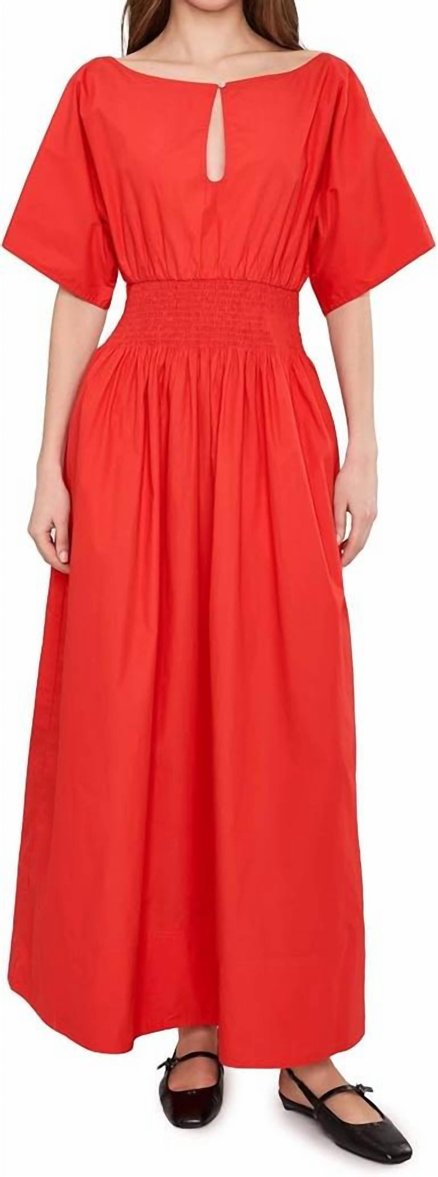 Faherty - Coastal Poplin Elia Dress