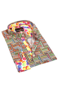 Eight X - Pattern Button Down Print Shirt