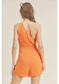Clara One-Shoulder Romper