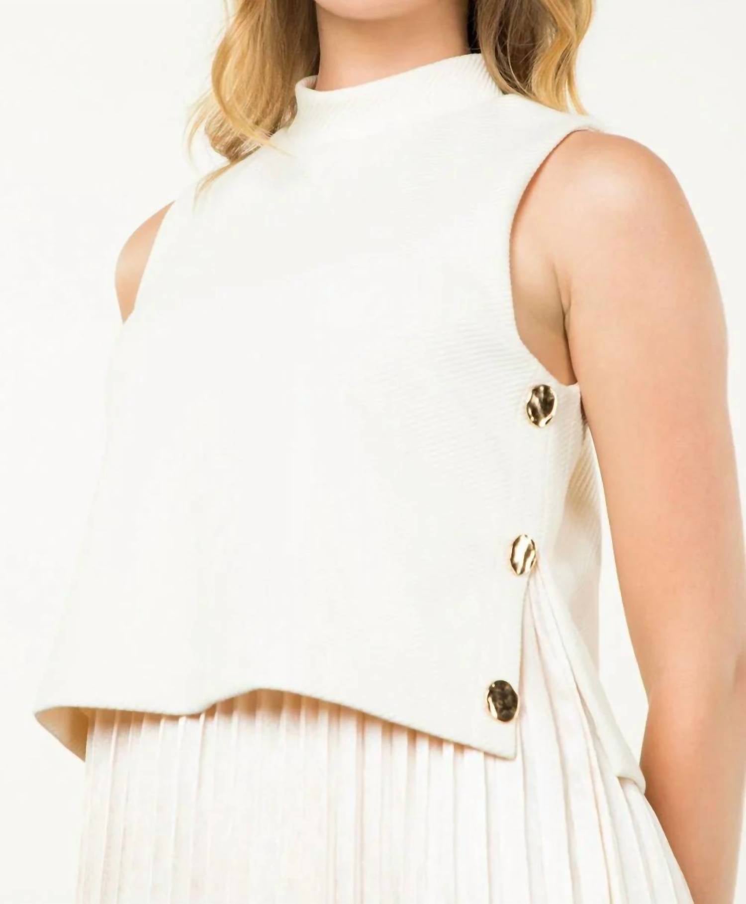 Thml - Pleated Skirt Midi Dress