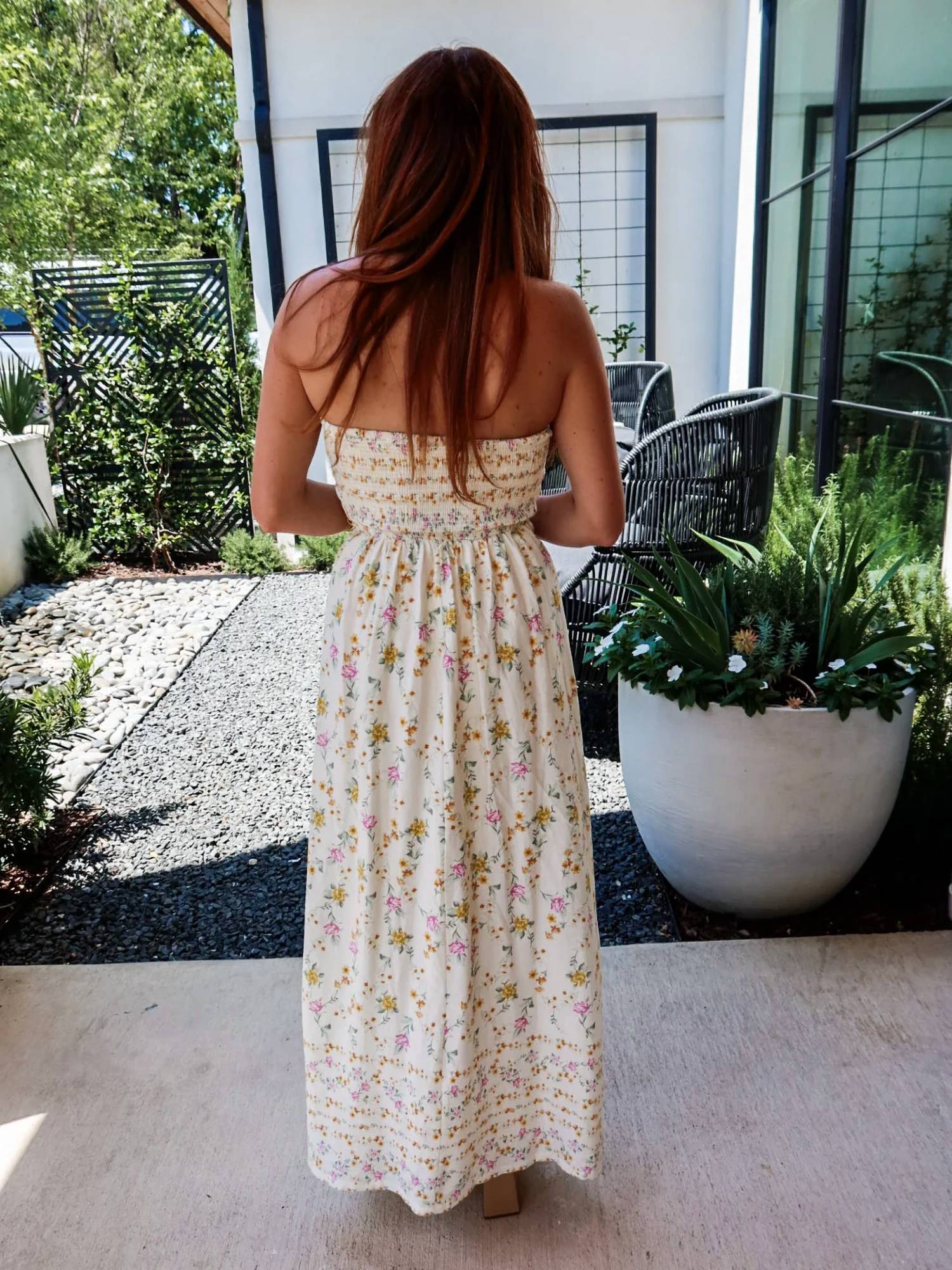 Olivaceous - Sienna Strapless Maxi Dress