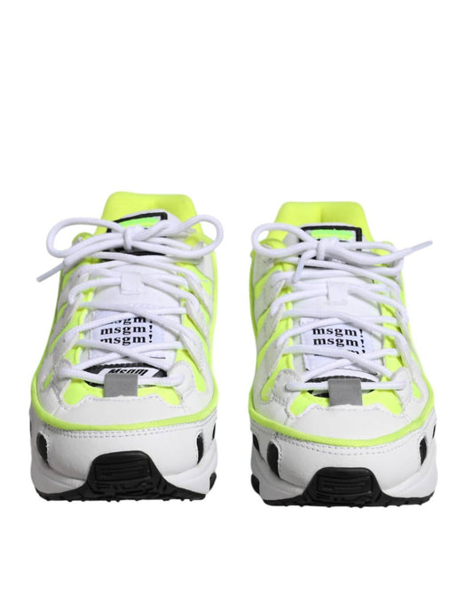 Msgm - Unisex Low Top Trainers Lace Up Sneakers Shoes