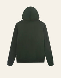 Les Deux Men's Ben Basketball Long Sleeve Hoodie in green - men's shirt - alternate view