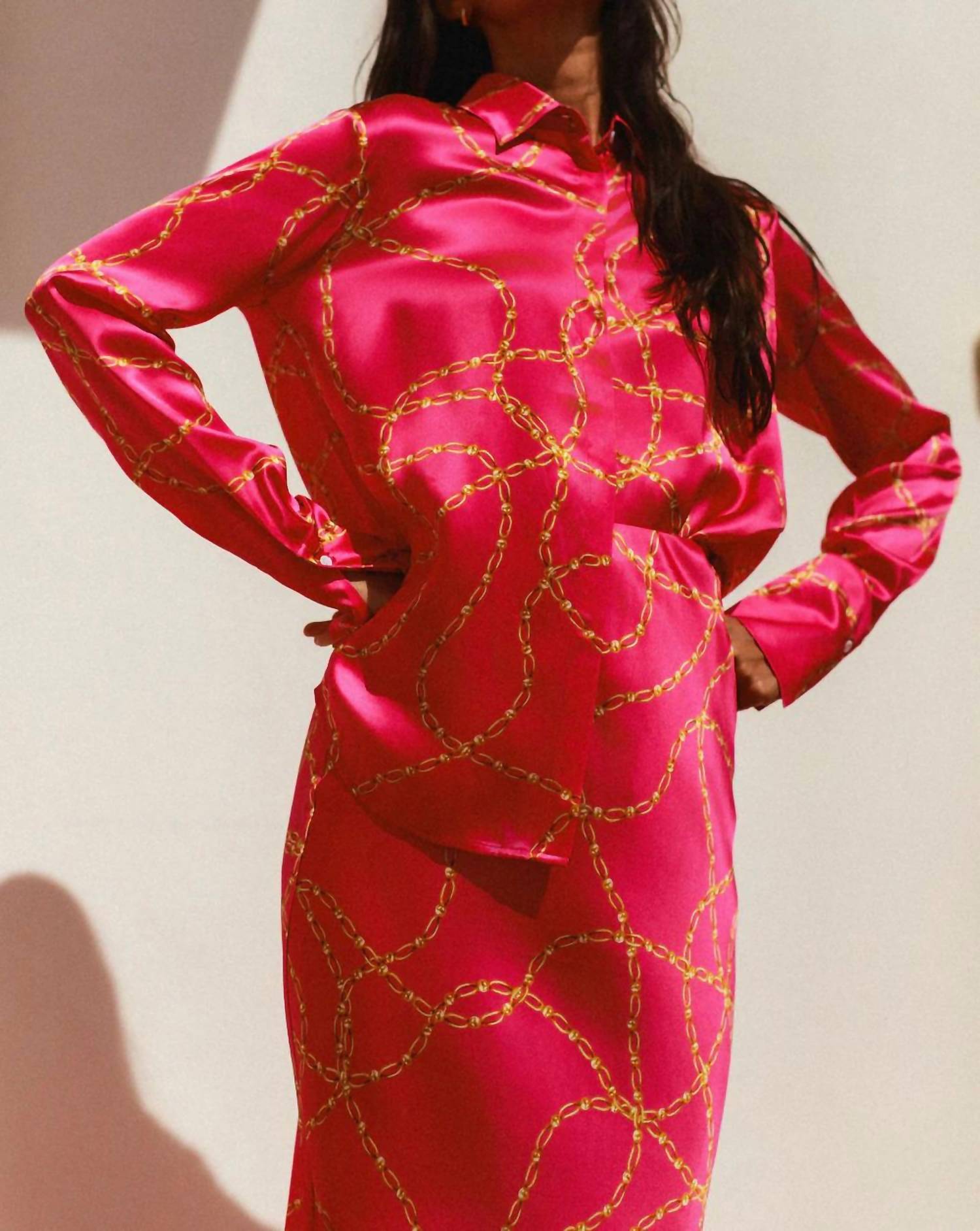 catherine gee Sophie Blouse in dua chain - women's blouse - view 4
