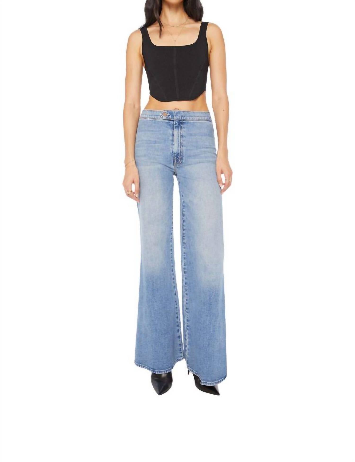 Mother - Tab Roller Skimp Wide Leg Jeans