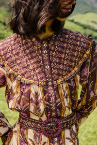 Farm Rio - Embroidered Tapestry Mini Dress