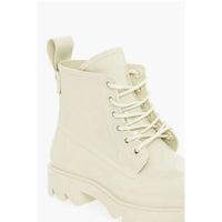 Bottega Veneta - Women's Shiny Rubber Ankle Boots With Round Toe