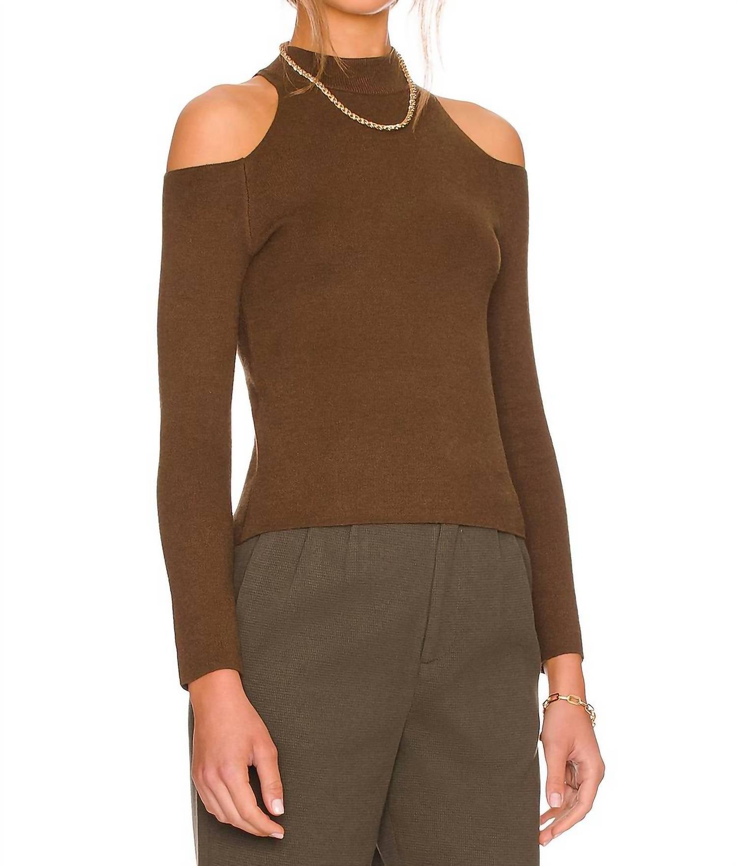 Monrow - Supersoft Cold Shoulder Top