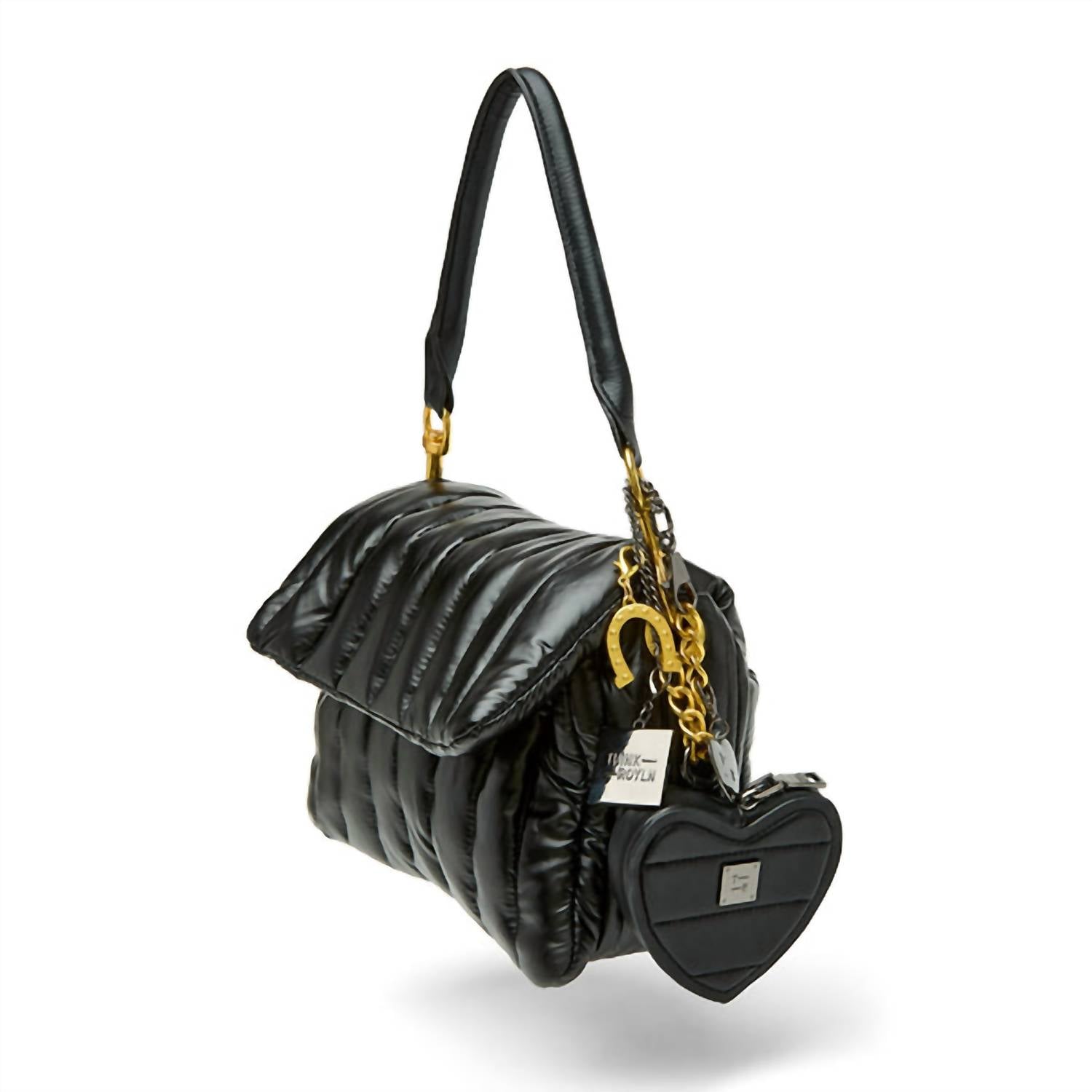 THINK ROYLN Women's Luxe Heart Pouch in black 1 - women's bag - view 4