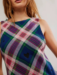 Free People - Carven Plaid Mini Dress