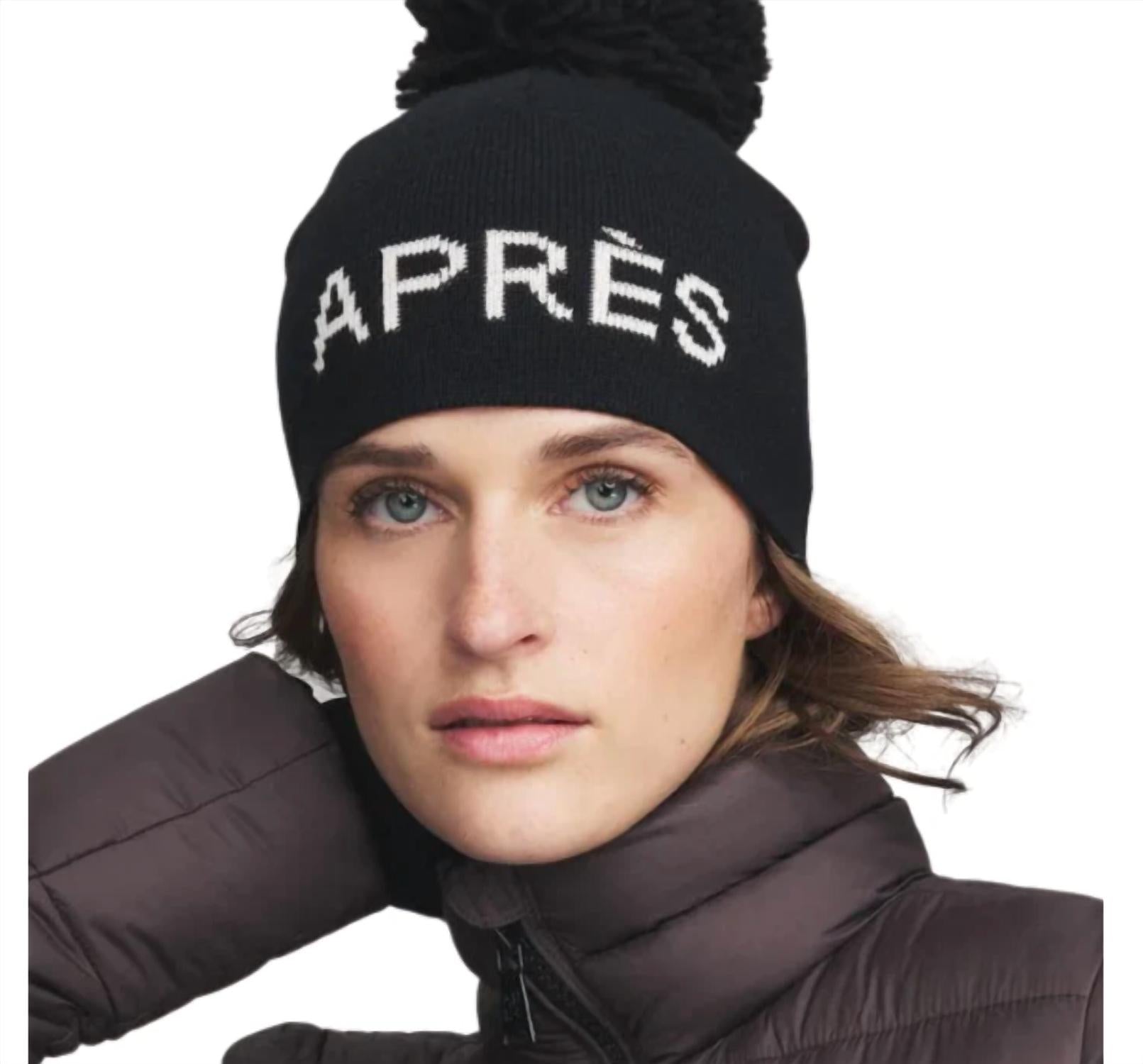 Alp N Rock Women's Après Beanie in black - women's hat