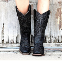Tanner Mark - Women's Midnight Rider Leather Boots