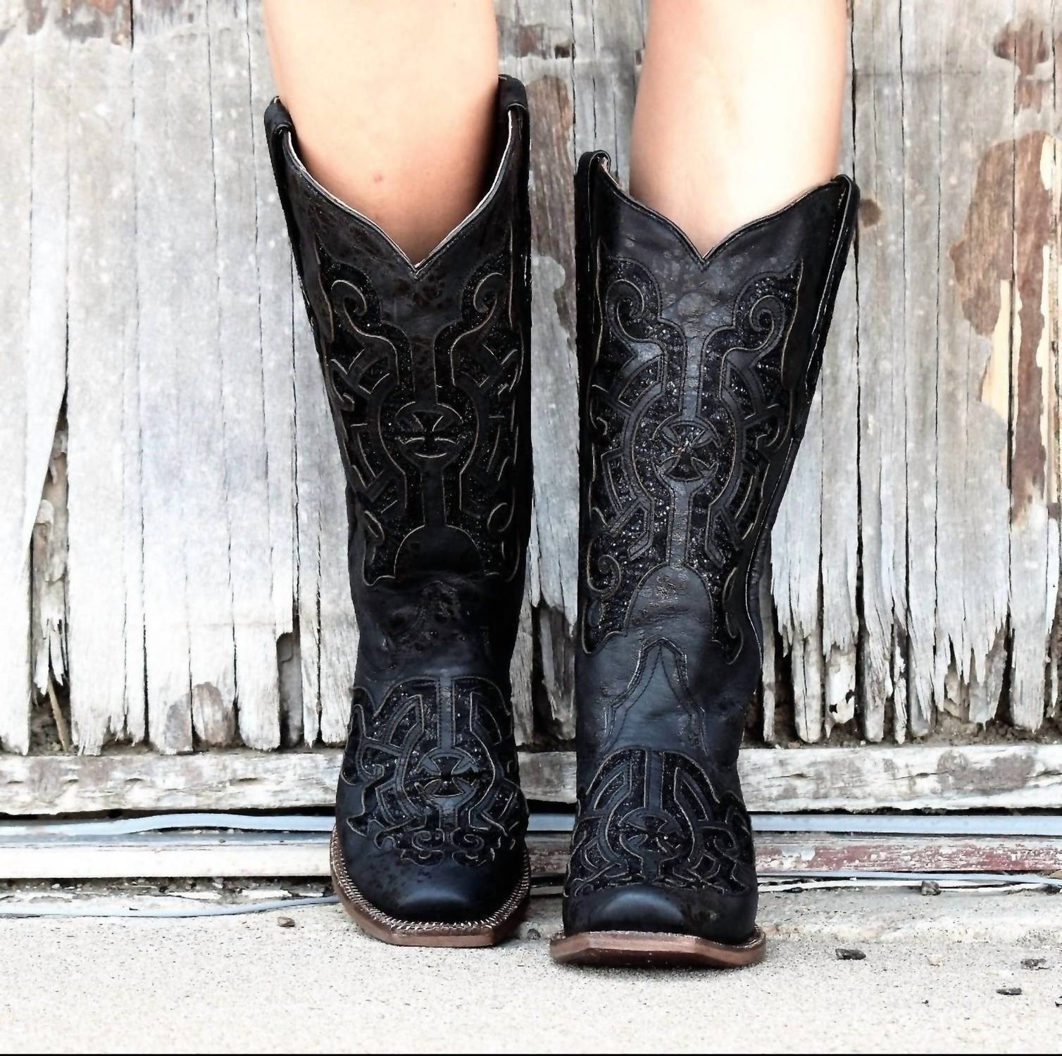 Tanner Mark - Women's Midnight Rider Leather Boots
