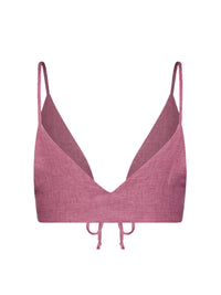 Matthew Bruch - Women's Triangle Tie Front Crop Top
