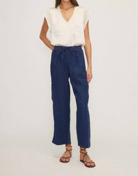 Melissa Nepton - Linen Pants With A Tie Waist
