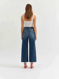 Daze - Pleaser High Rise Wide Ankle Jeans