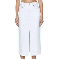 PISTOLA Alice Midi Skirt in white 2 - women's skirt