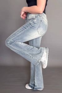 Judy Blue - Penelope Mid Rise Flare Jeans