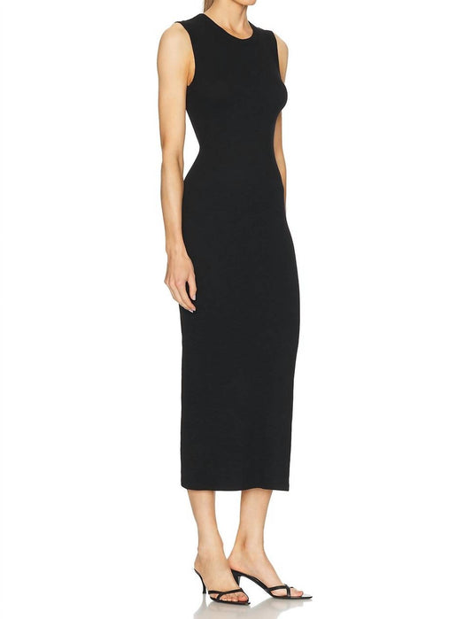 Enza Costa - Textured Rib Sleeveless Maxi Dress