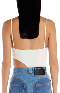 Mugler - Women's Asymmetric Cutout Bodysuit