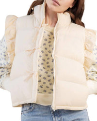 Very J - Puffer Bow Vest