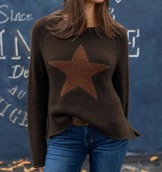 Wooden Ships - Long Sleeve Star Raglan Sweater