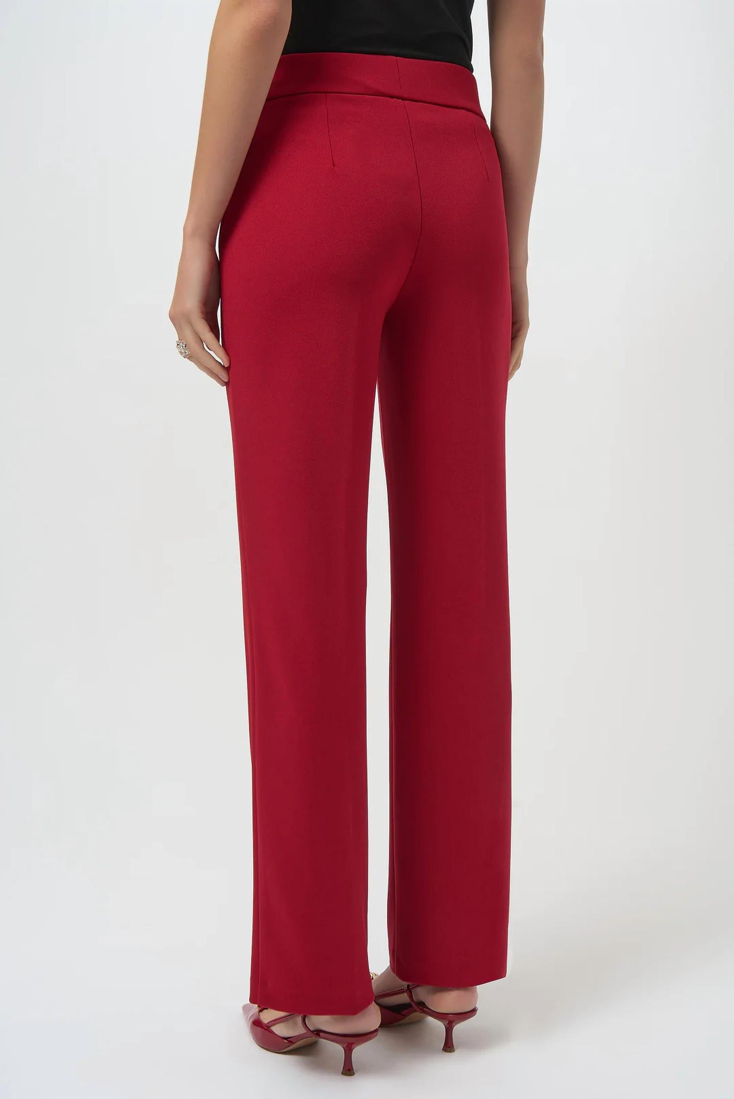 Joseph Ribkoff - Pull On Wide Leg Trouser Pants