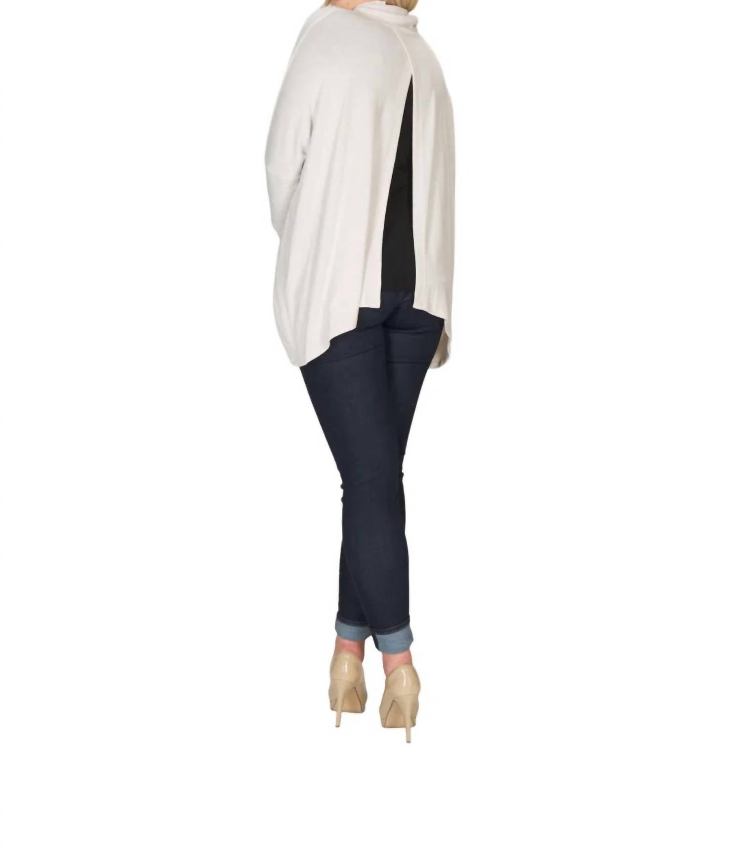 Papillon - Cowl Neck Brushed Jersey Top