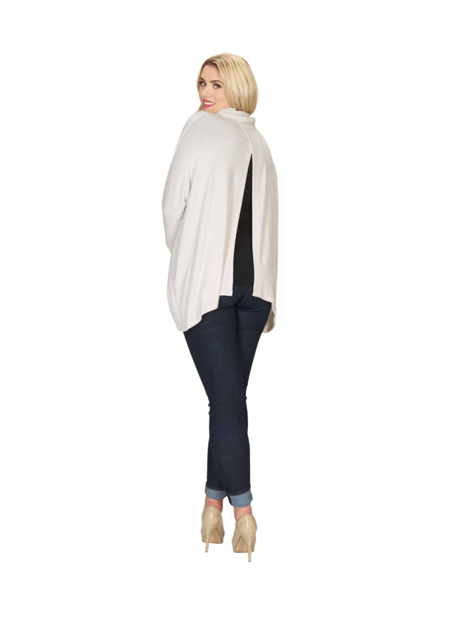 Papillon - Cowl Neck Brushed Jersey Top