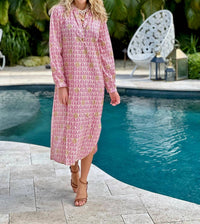 Just Darviny - Sunita Long Sleeve Kaftan